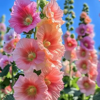 Hollyhock Flowers
"Dream Team's" Portland Garden
Shutterstock.com
New York, NY