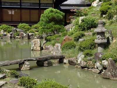 Japanese hill and pond garden, Tsukiyama